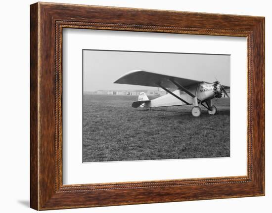 View of Charles Lindbergh's Airplane the Spirit of St. Louis-null-Framed Photographic Print