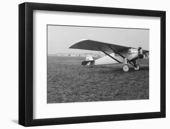 View of Charles Lindbergh's Airplane the Spirit of St. Louis-null-Framed Photographic Print