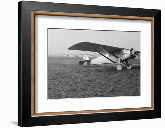 View of Charles Lindbergh's Airplane the Spirit of St. Louis-null-Framed Photographic Print