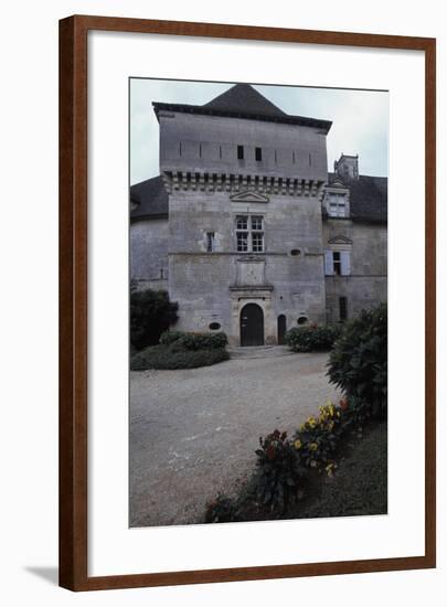 View of Chateau De Cenevieres, Midi-Pyrenees, France, 13th-16th Century-null-Framed Giclee Print