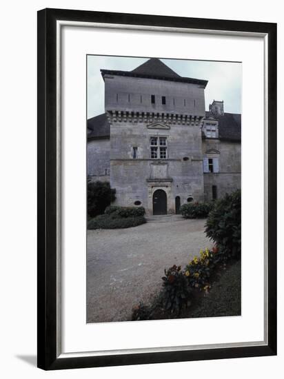 View of Chateau De Cenevieres, Midi-Pyrenees, France, 13th-16th Century-null-Framed Giclee Print