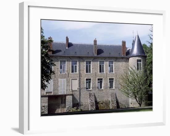 View of Chateau De La Motte Nangis, Nangis, Ile-De-France, France-null-Framed Giclee Print