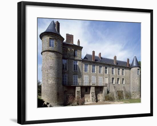 View of Chateau De La Motte Nangis, Nangis, Ile-De-France, France-null-Framed Giclee Print