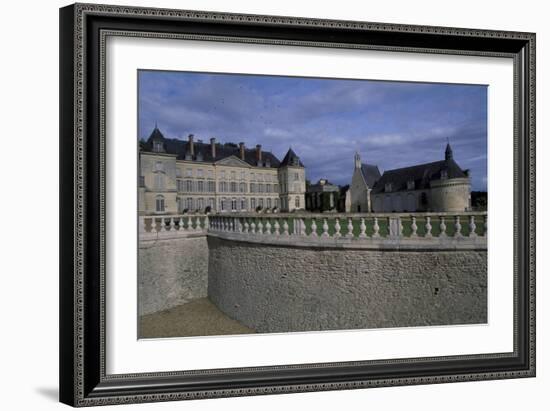 View of Chateau De Montgeoffroy, 1772-1776-Jean Benoit Vincent Barre-Framed Giclee Print