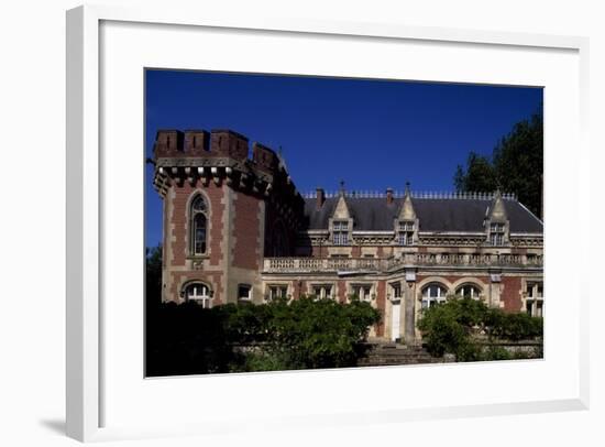 View of Chateau De Wiege-Faty, Picardy, France-null-Framed Giclee Print