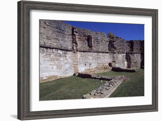View of Chateau of Montaner, Aquitaine, France-null-Framed Giclee Print