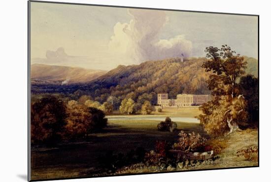 View of Chatsworth-Samuel A. Rayner-Mounted Giclee Print