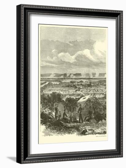 View of Chattanooga and the Federal Encampment, November 1863-null-Framed Giclee Print