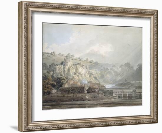 View of Chepstow-Thomas Girtin-Framed Giclee Print