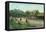 View of Children's Playground at Golden Gate Park - San Francisco, CA-Lantern Press-Framed Stretched Canvas