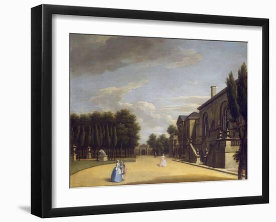 View of Chiswick Villa from the Back to the Inigo Jones Gate, 1742-George Lambert-Framed Giclee Print