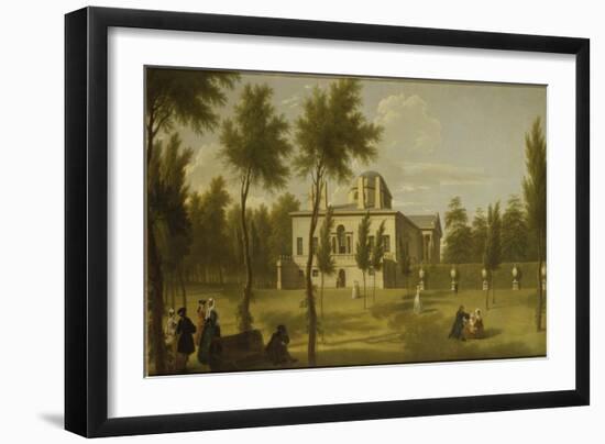 View of Chiswick Villa from the Lawn, C.1735-George Lambert-Framed Giclee Print