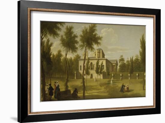 View of Chiswick Villa from the Lawn, C.1735-George Lambert-Framed Giclee Print