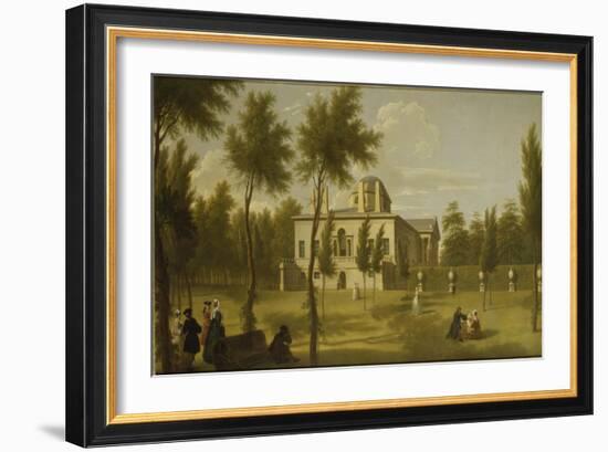 View of Chiswick Villa from the Lawn, C.1735-George Lambert-Framed Giclee Print