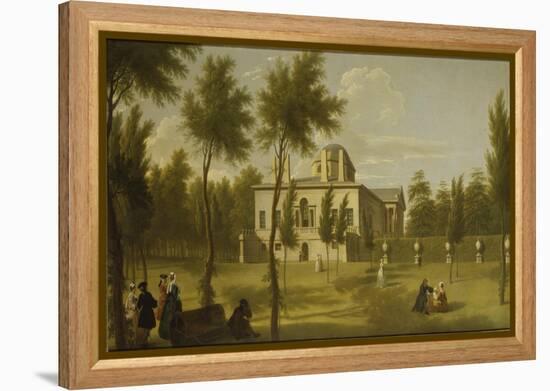 View of Chiswick Villa from the Lawn, C.1735-George Lambert-Framed Premier Image Canvas