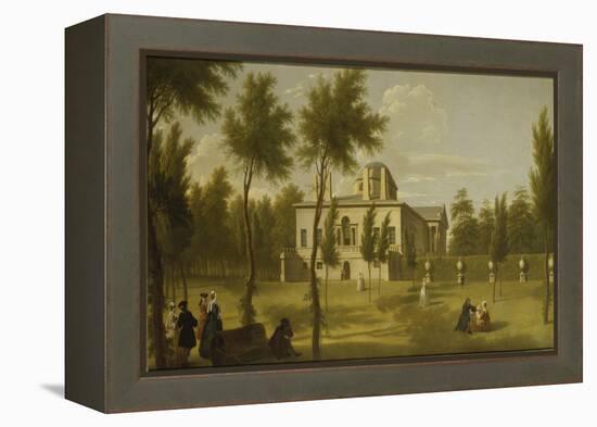 View of Chiswick Villa from the Lawn, C.1735-George Lambert-Framed Premier Image Canvas