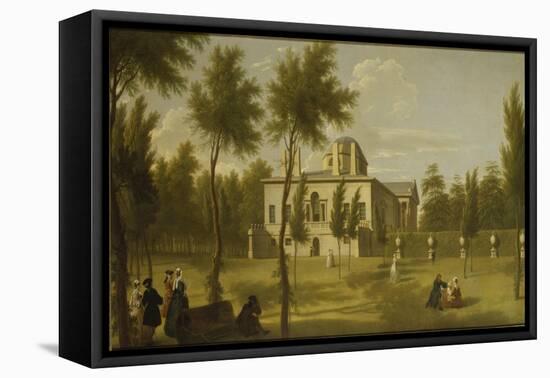 View of Chiswick Villa from the Lawn, C.1735-George Lambert-Framed Premier Image Canvas