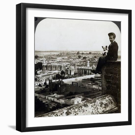 View of Cholula, Mexico-Underwood & Underwood-Framed Photographic Print