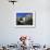 View of Church and Village on Hillside, Lumio, Near Calvi, Mediterranean, France-Ruth Tomlinson-Framed Photographic Print displayed on a wall