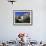 View of Church and Village on Hillside, Lumio, Near Calvi, Mediterranean, France-Ruth Tomlinson-Framed Photographic Print displayed on a wall