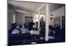 View of Churchgoers as They Listen to a Service, on Edisto Island, South Carolina, 1956-Walter Sanders-Mounted Photographic Print