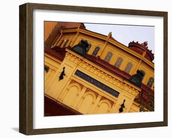 View of Cirkus Theatre on Djurgarden Island, Stockholm, Sweden-Nancy & Steve Ross-Framed Photographic Print