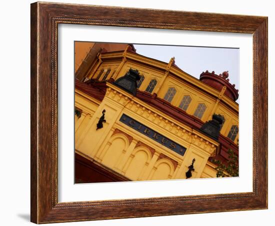 View of Cirkus Theatre on Djurgarden Island, Stockholm, Sweden-Nancy & Steve Ross-Framed Photographic Print