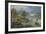 View of City Along a River-Pieter Bruegel the Elder-Framed Premium Giclee Print