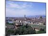 View of City from Piazzale Michelangelo, Florence, Tuscany, Italy-Hans Peter Merten-Mounted Photographic Print