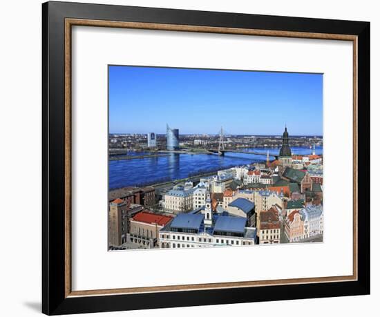 View of City from St; Peter's Church, Riga, Latvia-Ivan Vdovin-Framed Photographic Print