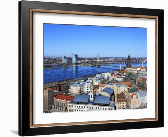 View of City from St; Peter's Church, Riga, Latvia-Ivan Vdovin-Framed Photographic Print