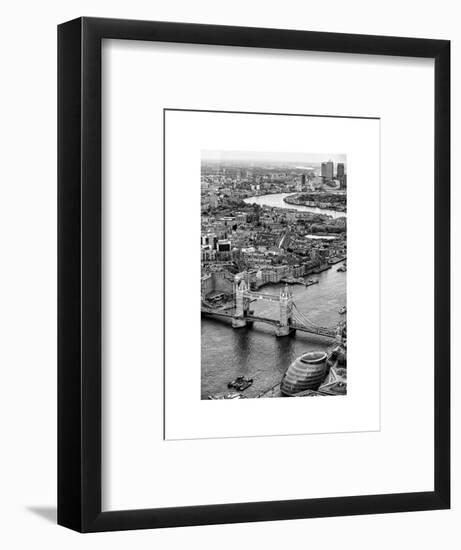 View of City of London with Tower Bridge - London - UK - England - United Kingdom - Europe-Philippe Hugonnard-Framed Art Print