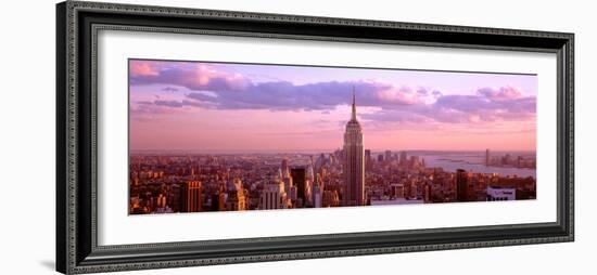 View of City, Rockefeller Center, Midtown Manhattan, Manhattan, New York City, New York State, USA-null-Framed Photographic Print