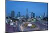 View of City Skyline at Dusk, Ho Chi Minh City, Vietnam, Indochina, Southeast Asia, Asia-Ian Trower-Mounted Photographic Print