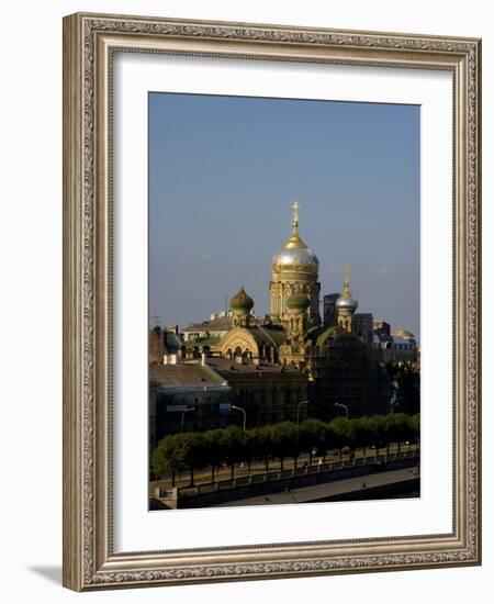 View of City, St. Petersburg, Russia-Nancy & Steve Ross-Framed Photographic Print