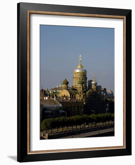 View of City, St. Petersburg, Russia-Nancy & Steve Ross-Framed Photographic Print