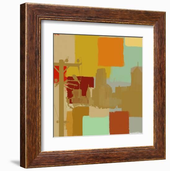 View of City-Yashna-Framed Art Print