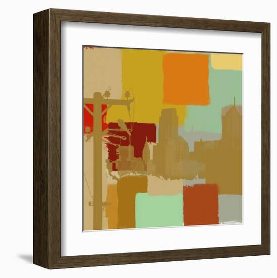 View of City-Yashna-Framed Art Print