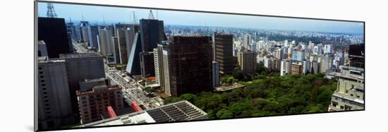 View of Cityscape, Trianon Park, Sao Paulo, Brazil-null-Mounted Photographic Print