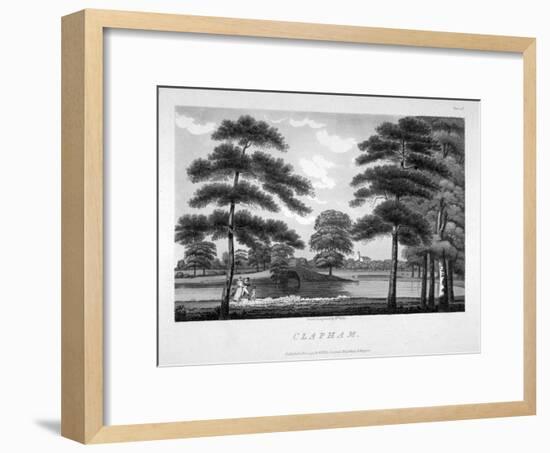 View of Clapham, London, 1792-William Ellis-Framed Giclee Print