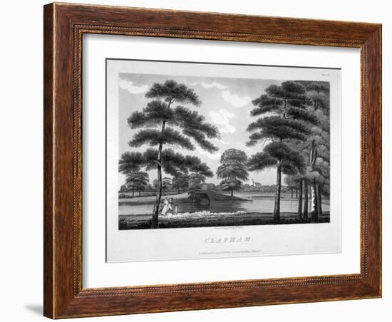 View of Clapham, London, 1792-William Ellis-Framed Giclee Print