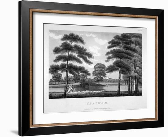 View of Clapham, London, 1792-William Ellis-Framed Giclee Print