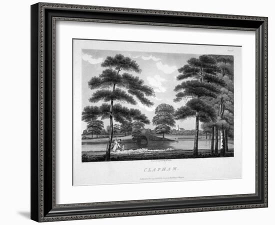 View of Clapham, London, 1792-William Ellis-Framed Giclee Print