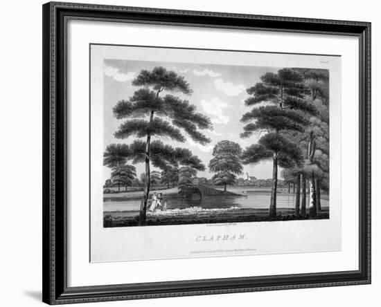 View of Clapham, London, 1792-William Ellis-Framed Giclee Print