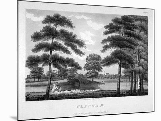 View of Clapham, London, 1792-William Ellis-Mounted Giclee Print