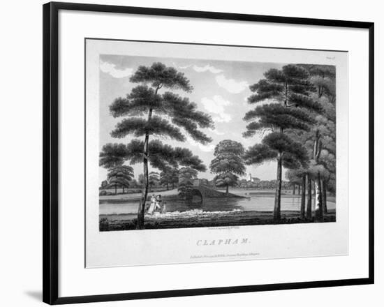 View of Clapham, London, 1792-William Ellis-Framed Premium Giclee Print