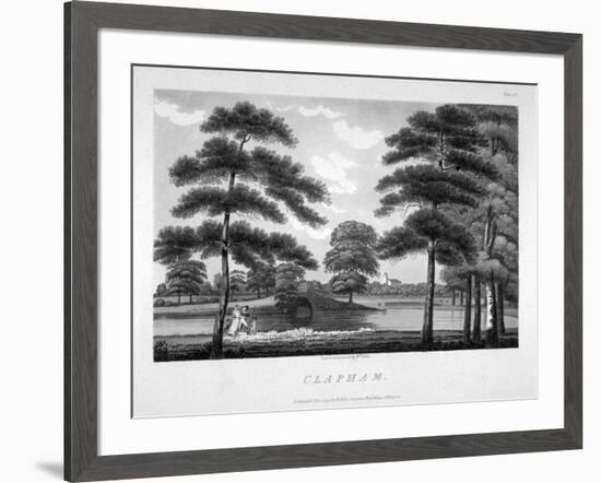 View of Clapham, London, 1792-William Ellis-Framed Premium Giclee Print