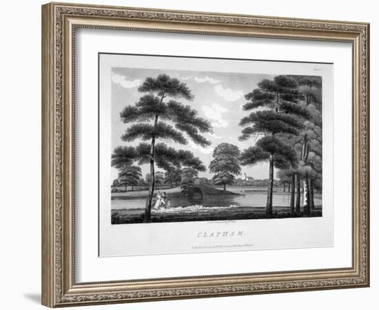 View of Clapham, London, 1792-William Ellis-Framed Premium Giclee Print