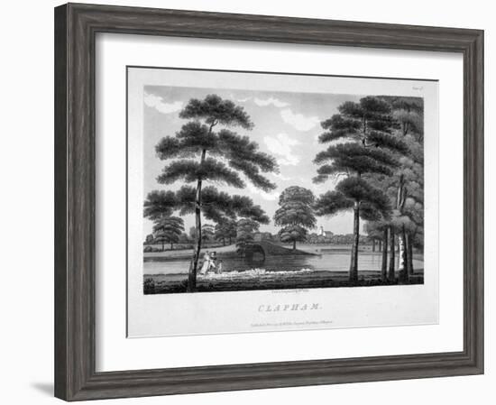 View of Clapham, London, 1792-William Ellis-Framed Premium Giclee Print