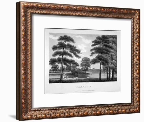 View of Clapham, London, 1792-William Ellis-Framed Premium Giclee Print